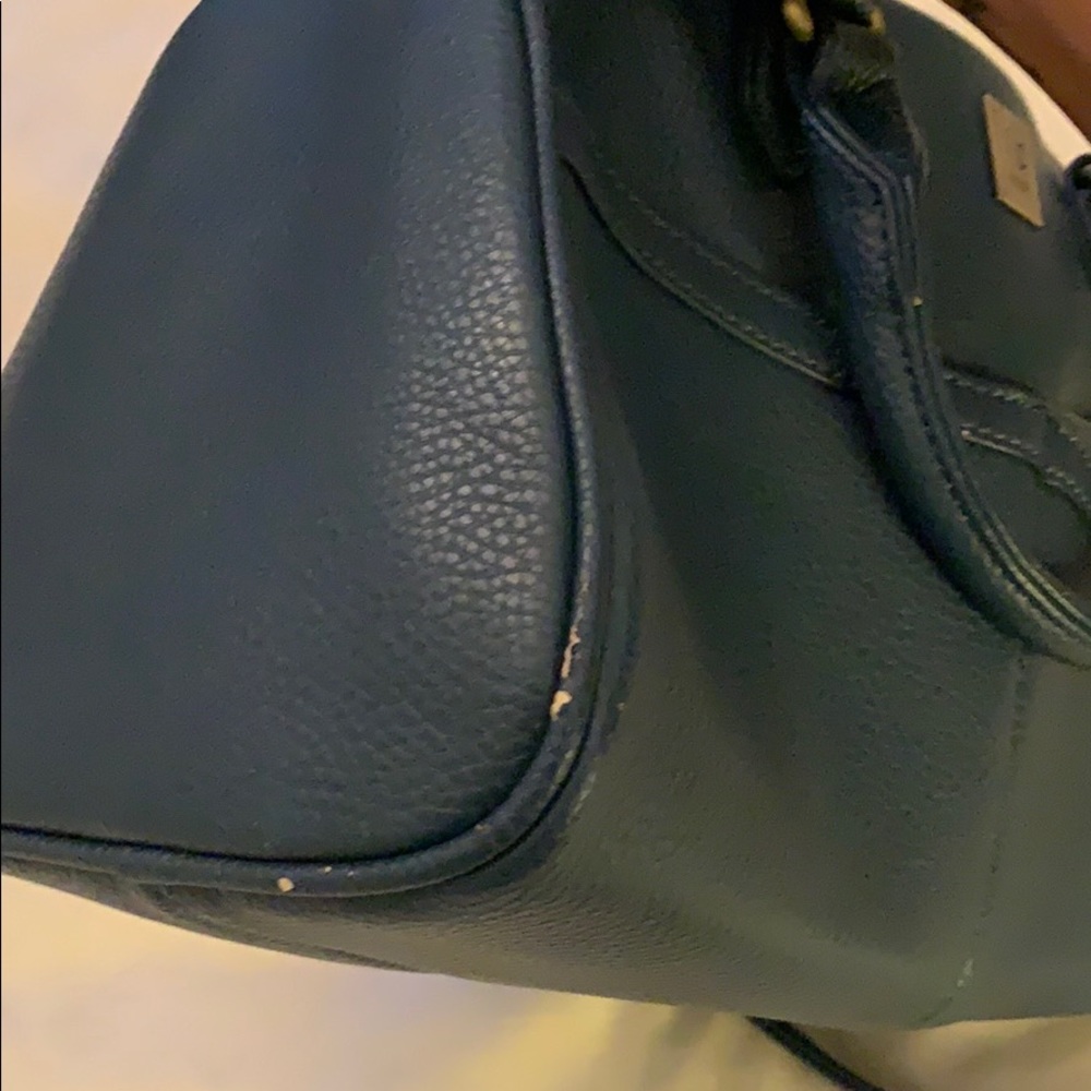 Brooklyn Industries Blue Vegan Leather Bag - Picture 6 of 8